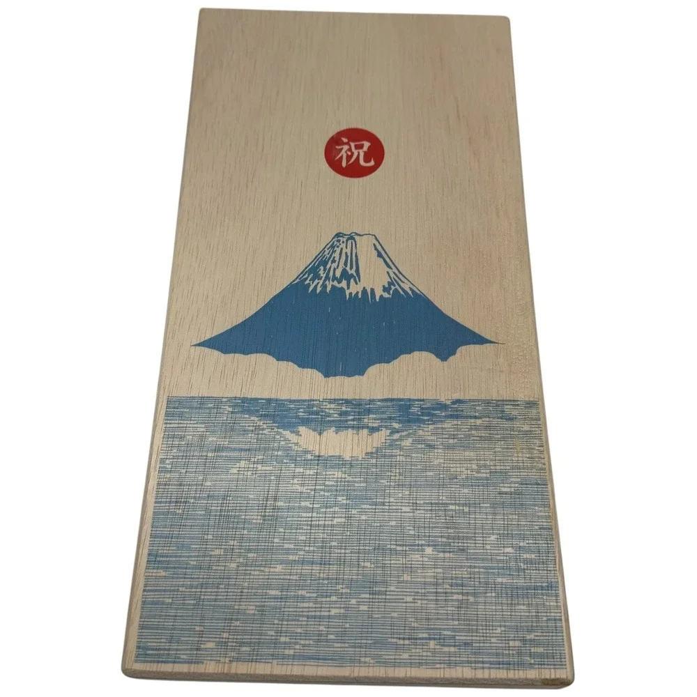 Japanese Chopsticks Set Mt Fuji‎ Wood Gift Box